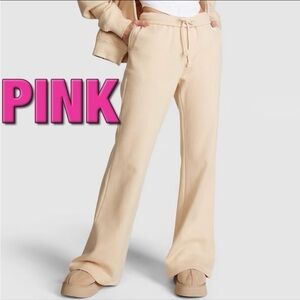 Victoria Secret PINK Ivy Fleece High Waisted Sweat Pants NWT S
